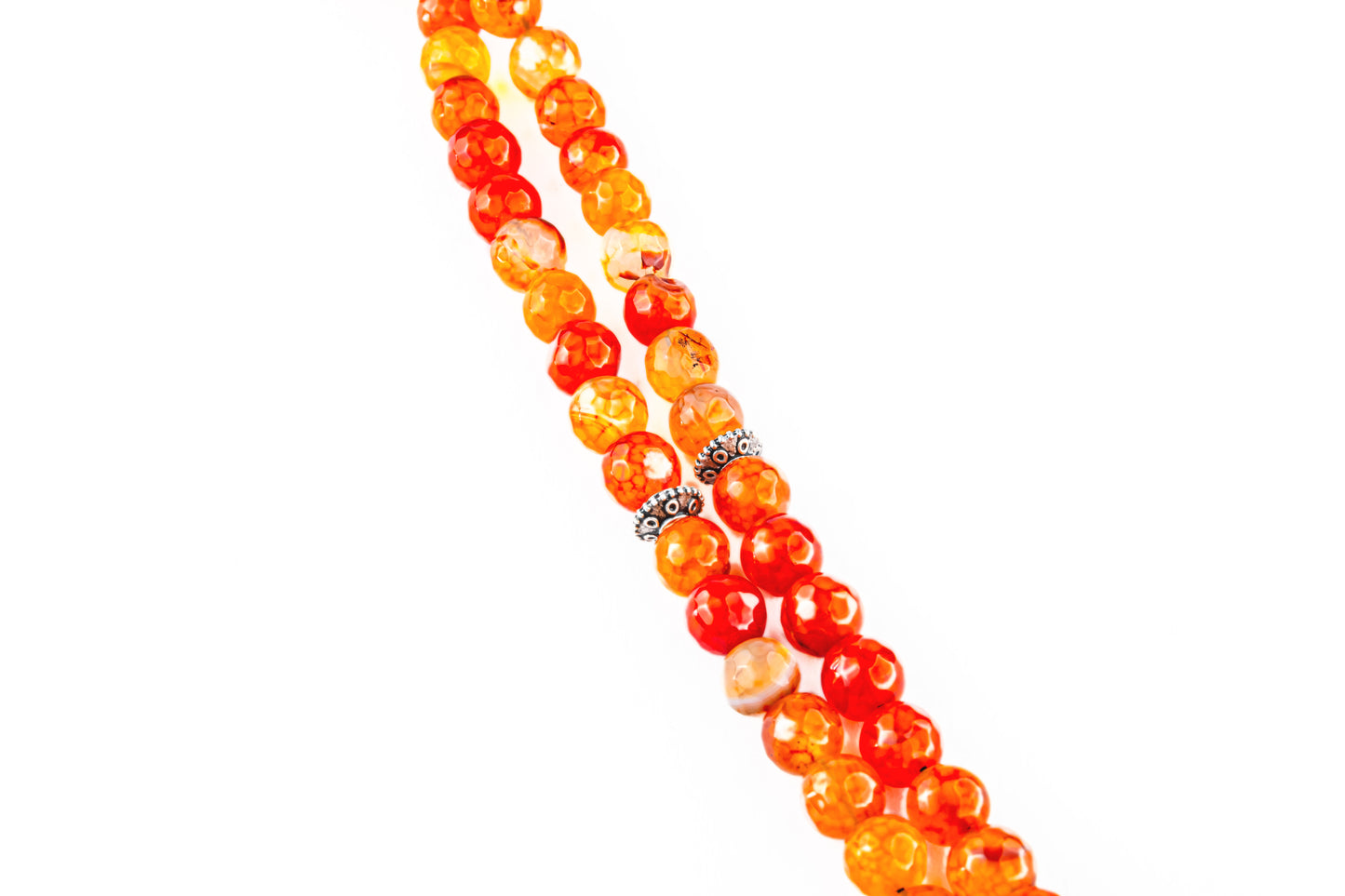 Orange Tasbeeh Beads