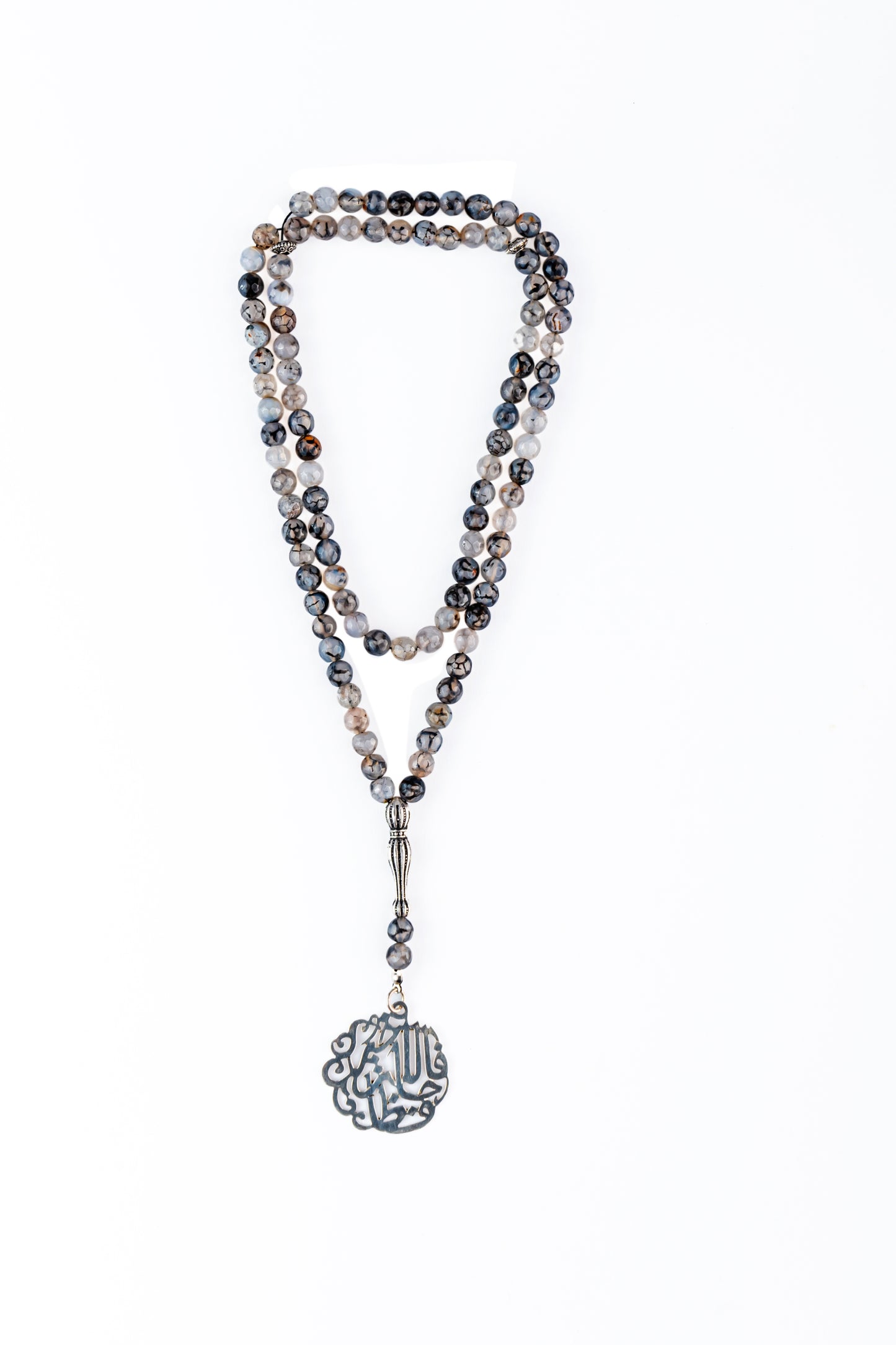 Multicolor Gray/Black Tasbeeh Beads