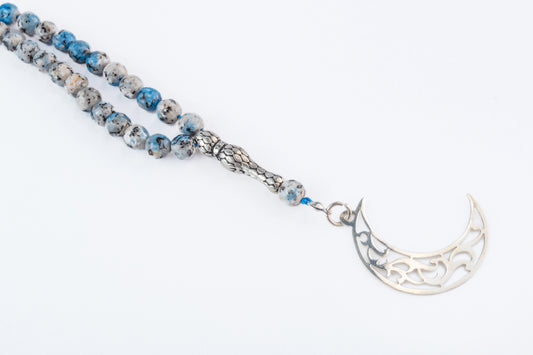 Multicolor Gray/Blue Tasbeeh Beads