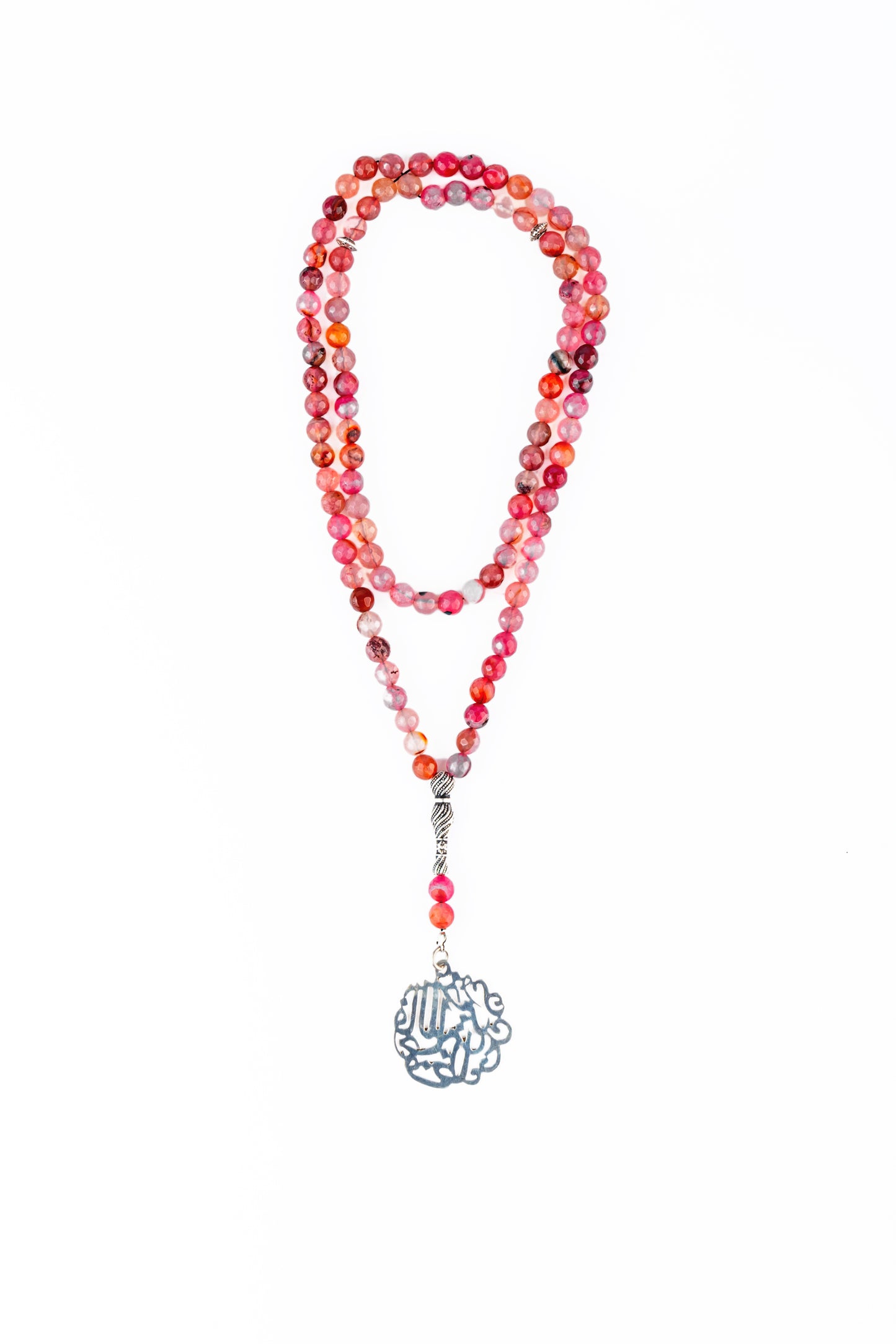 Multicolor Pink Tasbeeh Beads