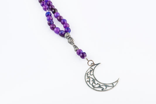 Multicolor Purple Tasbeeh Beads