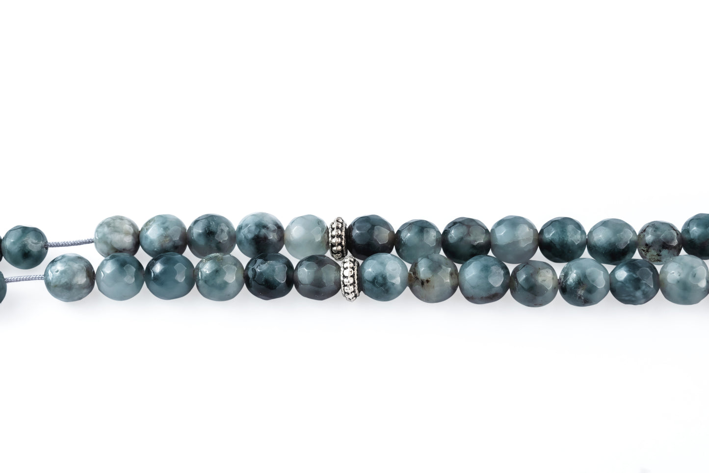 Multicolor Gray/Green Tasbeeh Beads