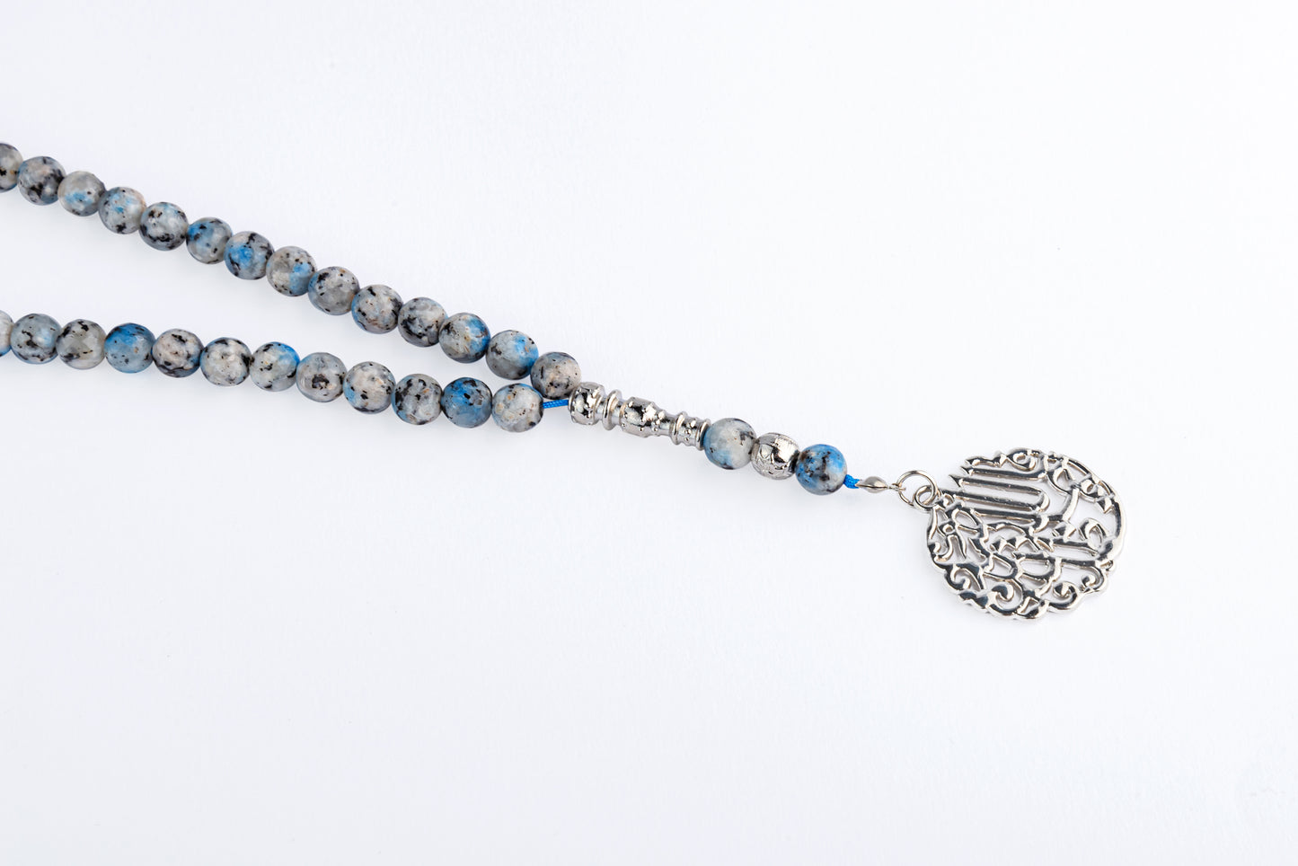 Multicolor Gray/Blue Tasbeeh Beads