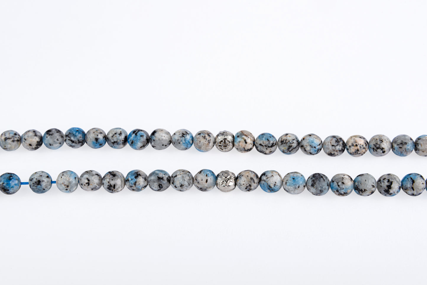 Multicolor Gray/Blue Tasbeeh Beads