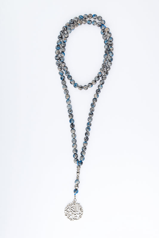 Multicolor Gray/Blue Tasbeeh Beads