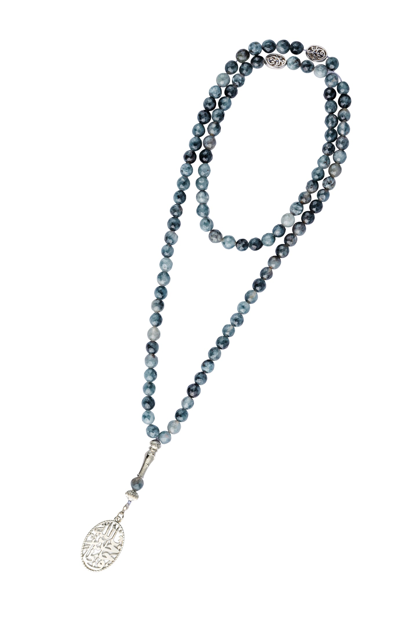 Multicolor Gray Tasbeeh Beads
