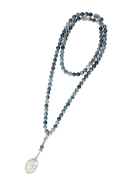Multicolor Gray Tasbeeh Beads