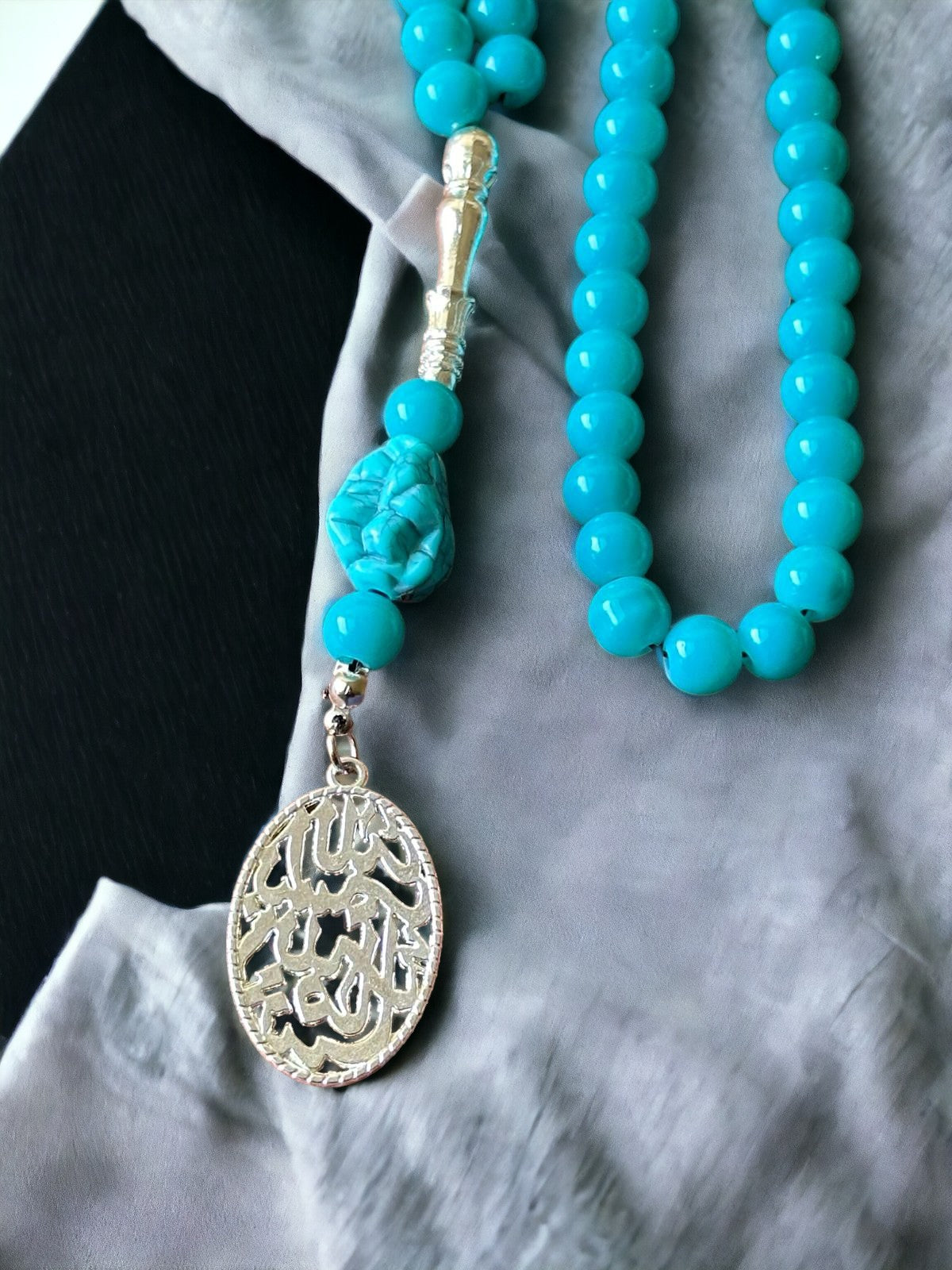 Turquoise Tasbeeh Beads