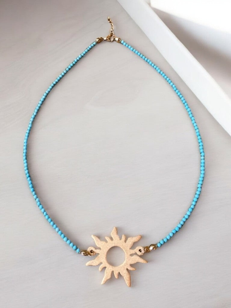 Blue Choker Necklace