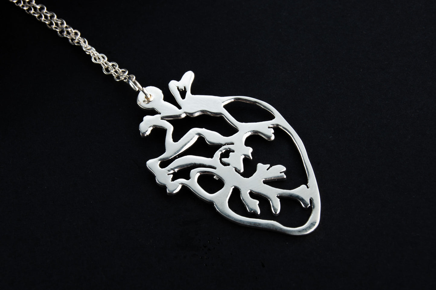 Anatomical Heart Necklace