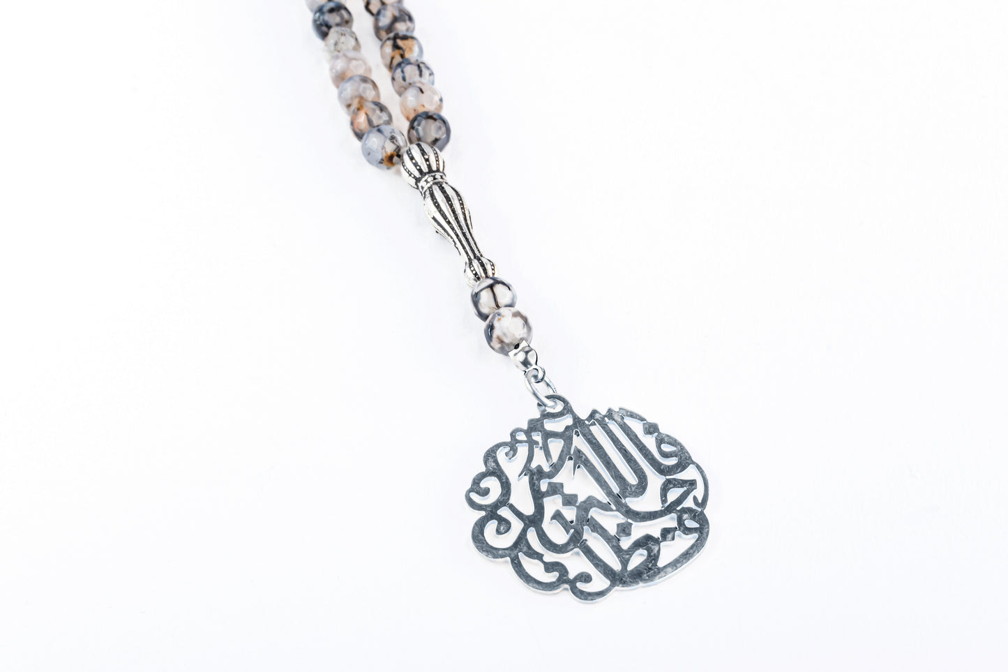 Multicolor Gray/Black Tasbeeh Beads