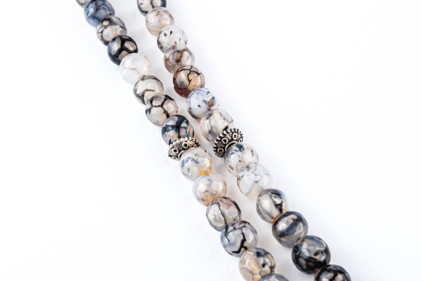 Multicolor Gray/Black Tasbeeh Beads