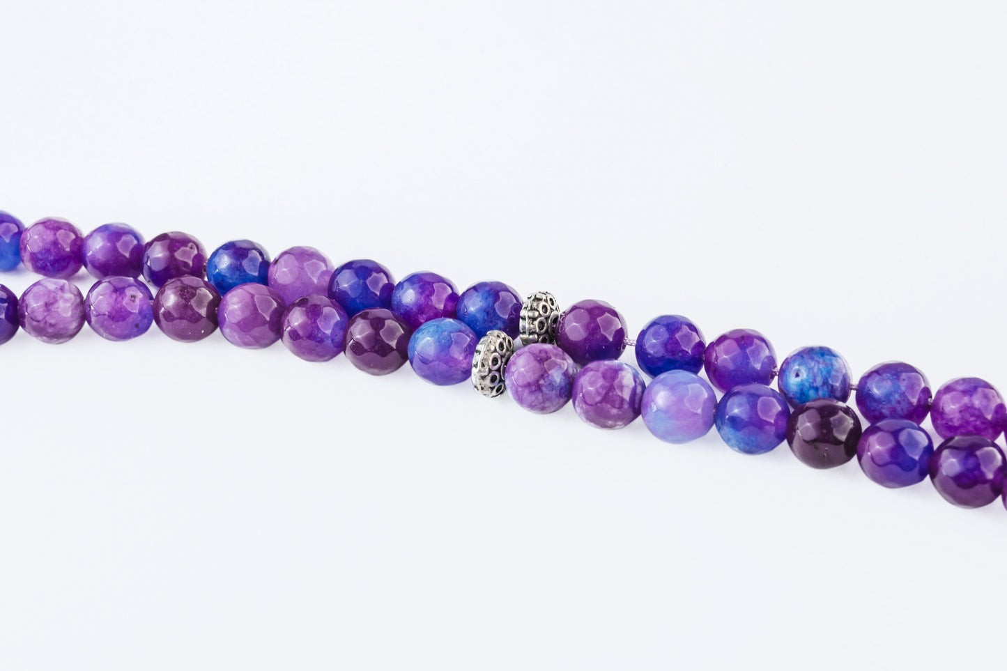 Multicolor Purple Tasbeeh Beads