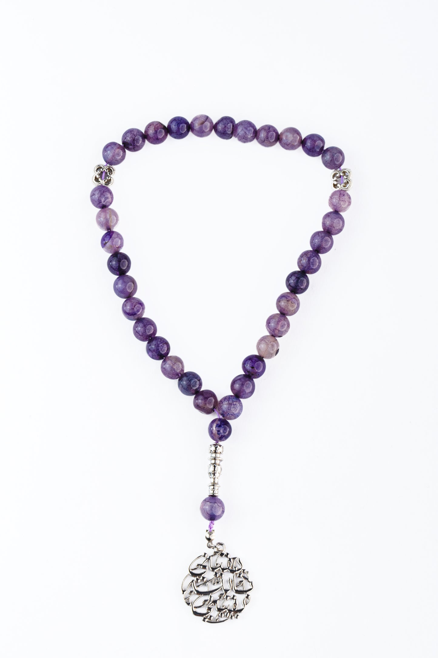 Multicolor Purple Tasbeeh Beads