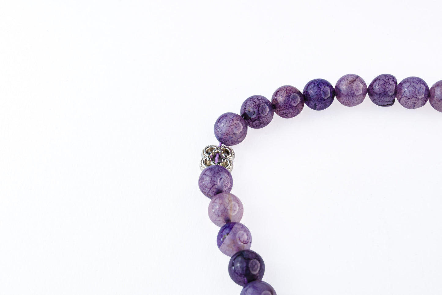 Multicolor Purple Tasbeeh Beads