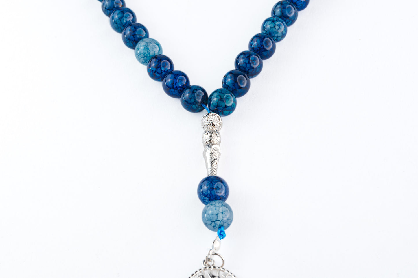 Multicolor Blue Tasbeeh Beads