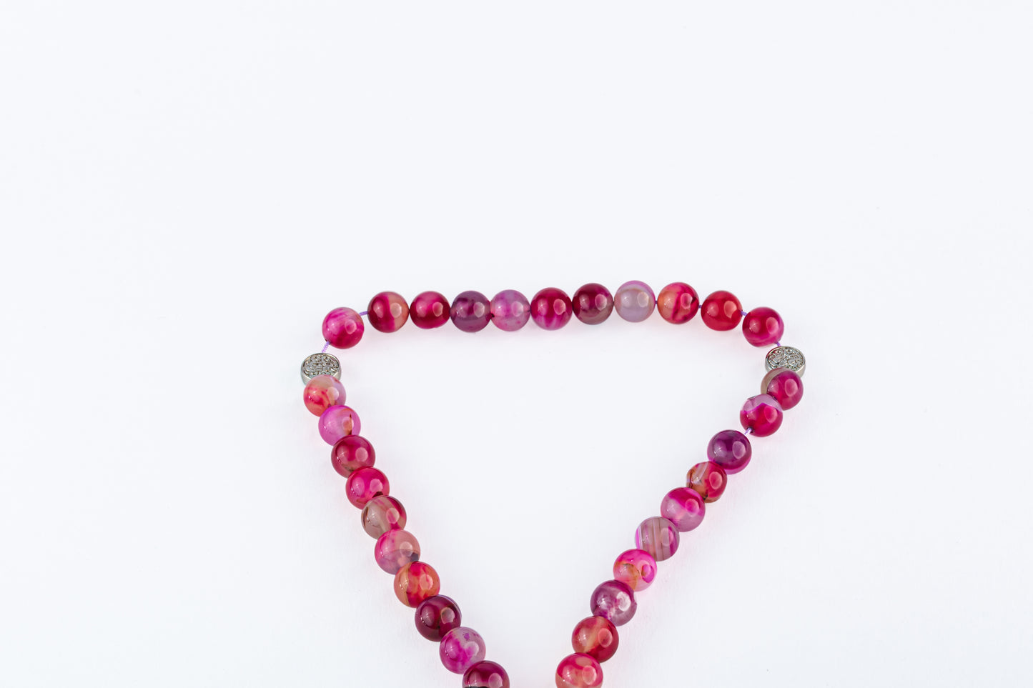 Multicolor Pink Beads