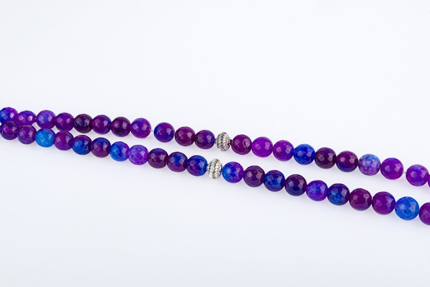 Multicolor Purple/Blue Tasbeeh Beads