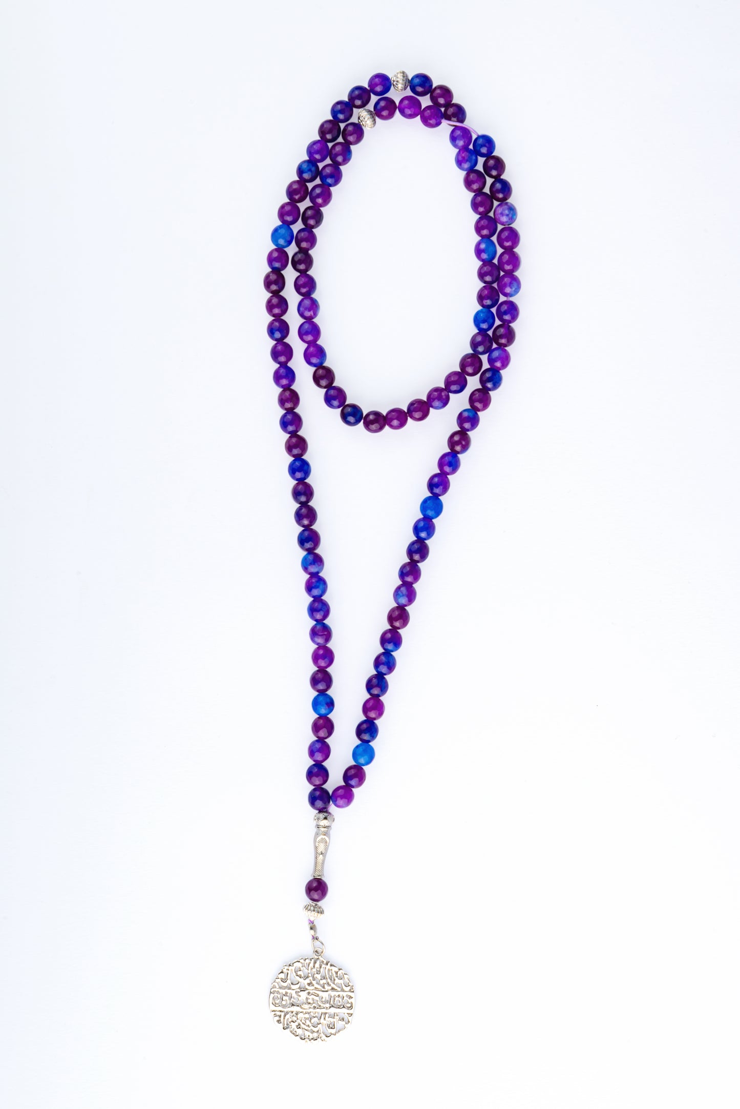 Multicolor Purple/Blue Tasbeeh Beads