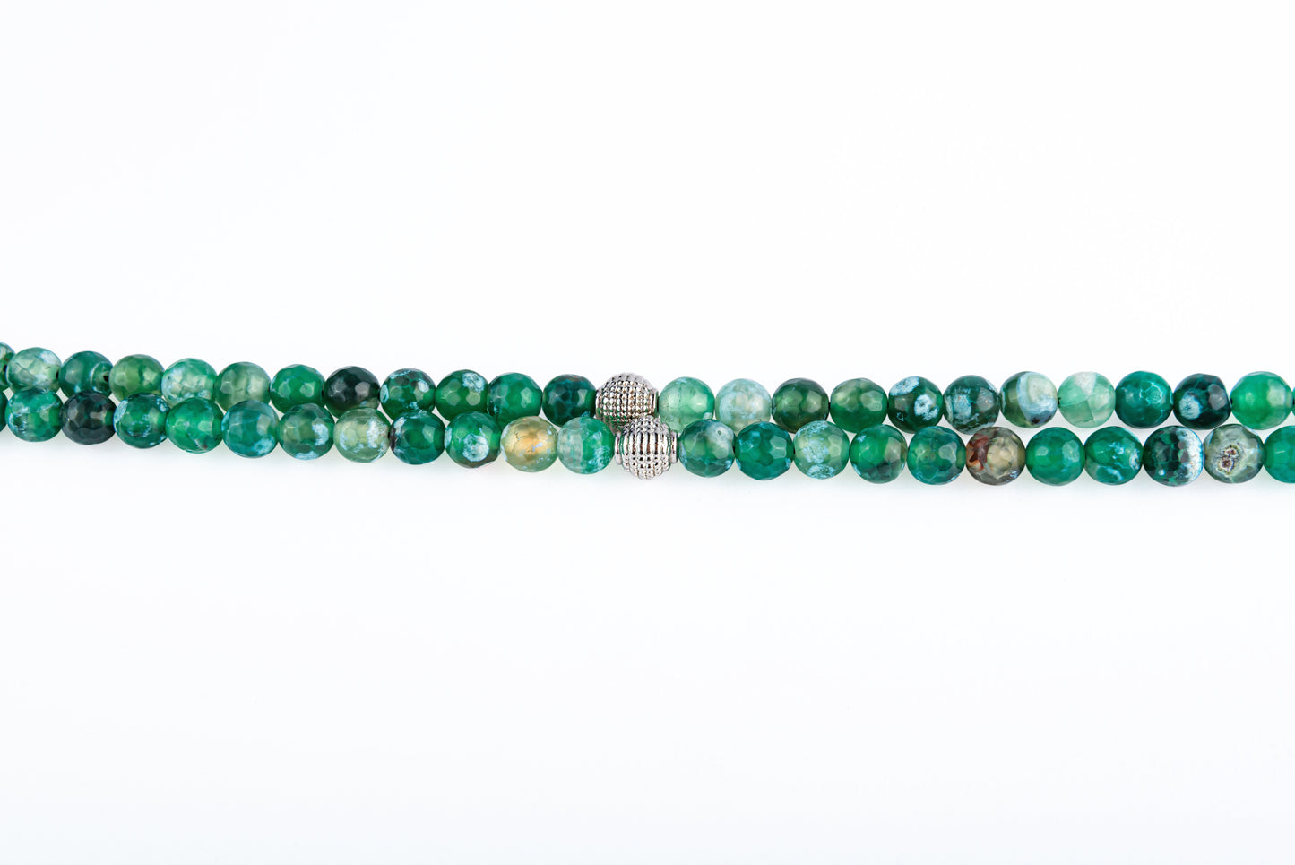 Multicolor Green Tasbeeh Beads