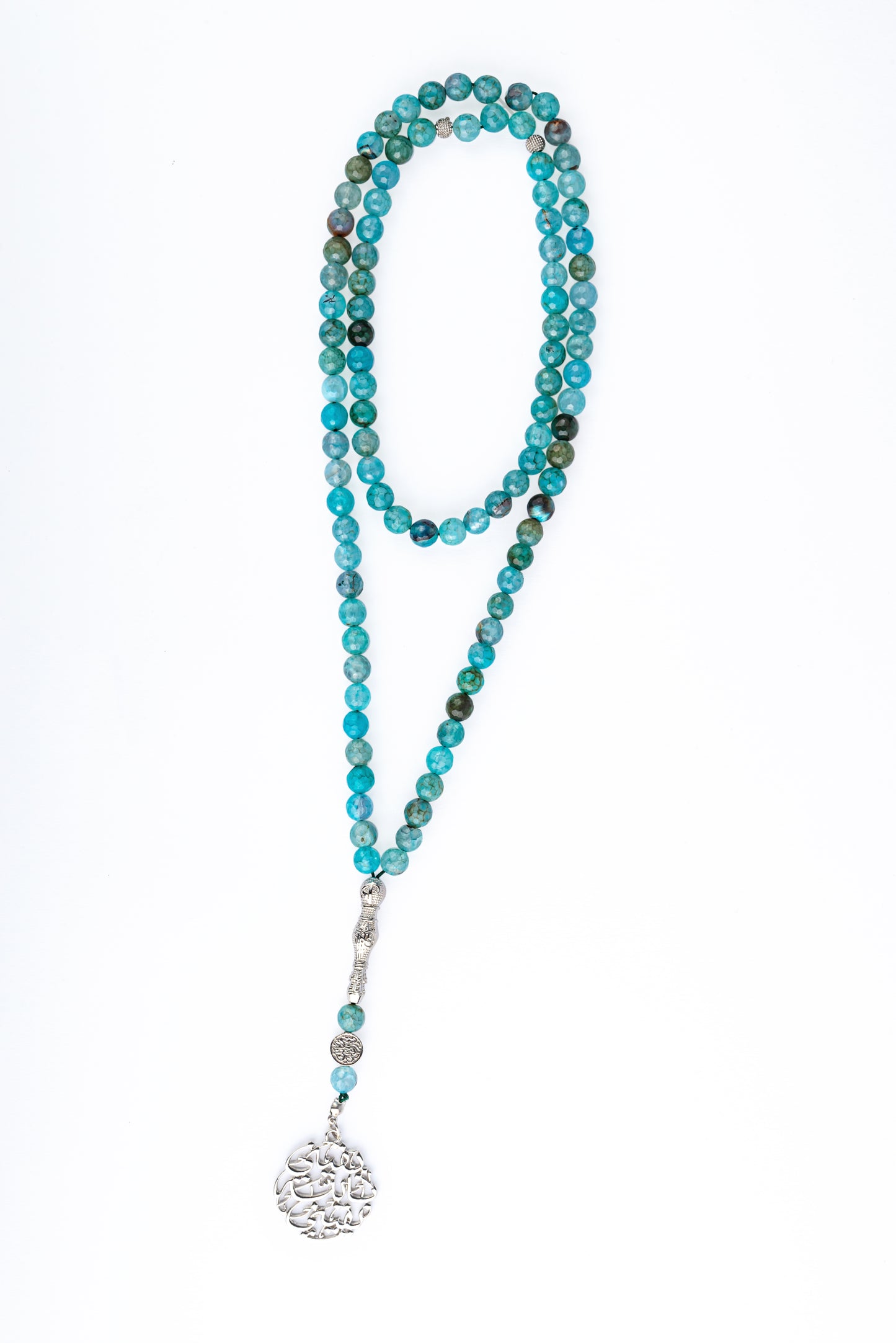 Multicolor Teal Tasbeeh Beads