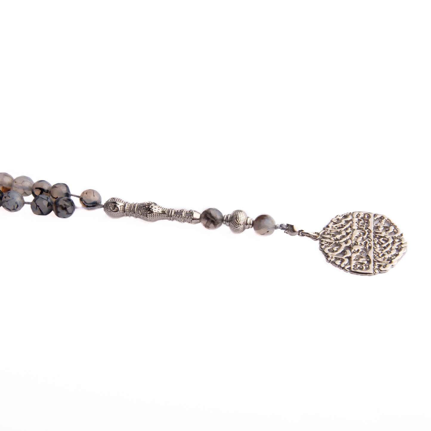 Multicolor Gray/Black Tasbeeh Beads