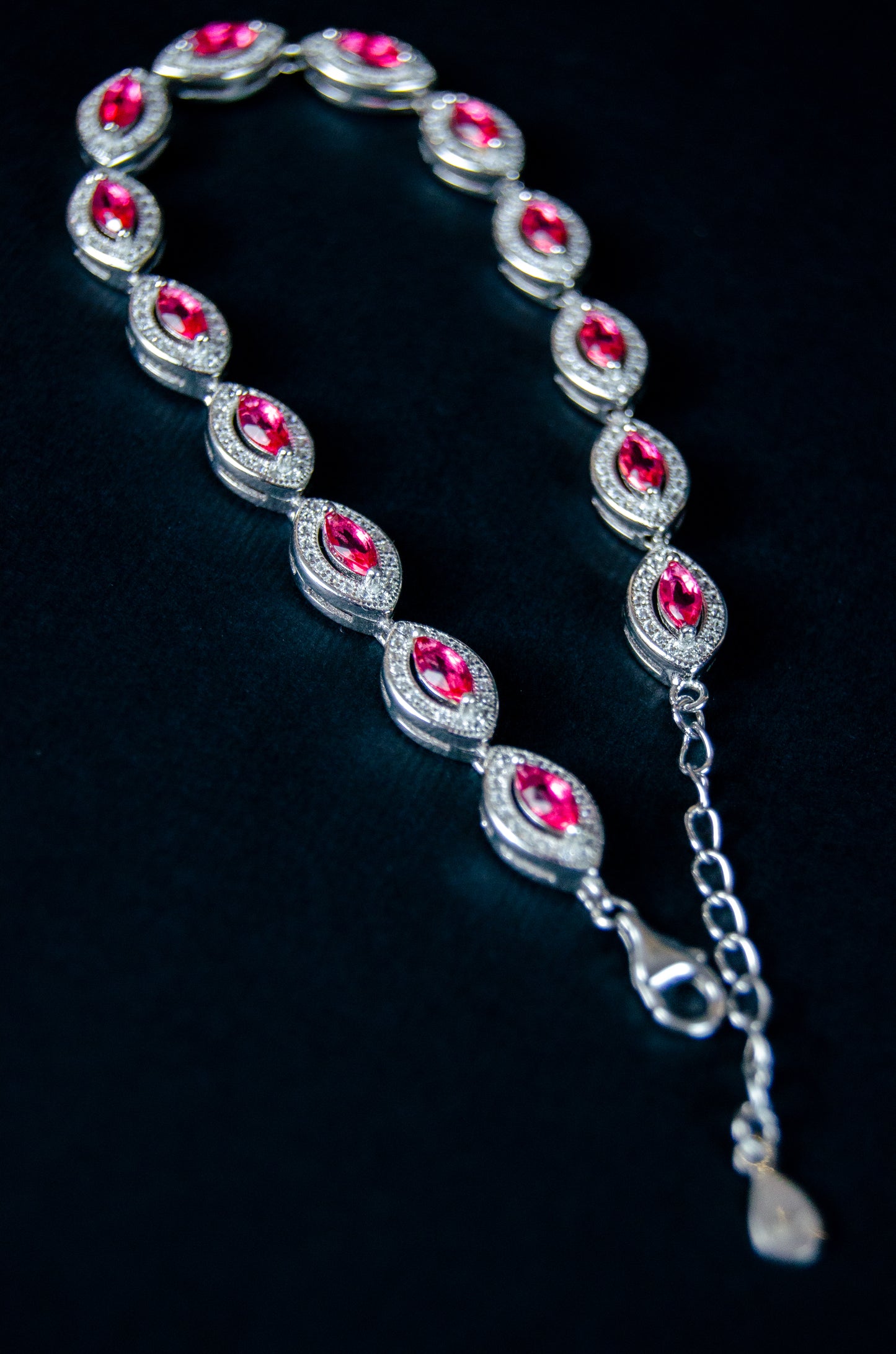 Pink Gem Bracelet