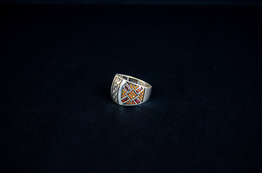 Turkish Silver Patterned Ring