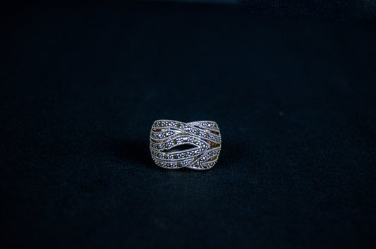 Turkish Silver Textured Ring