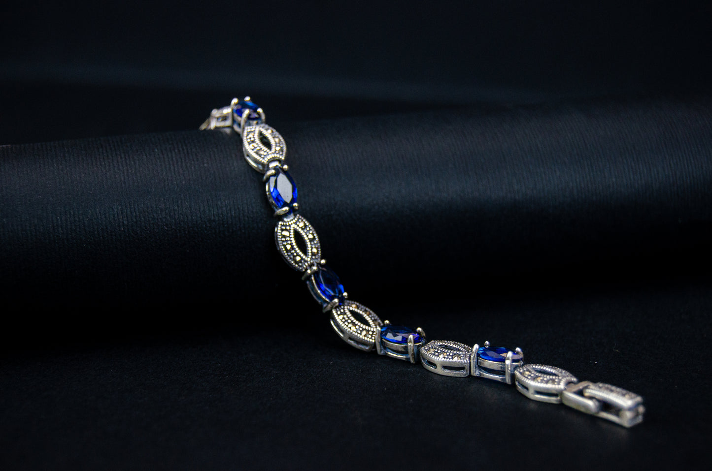 Blue Gem Bracelet