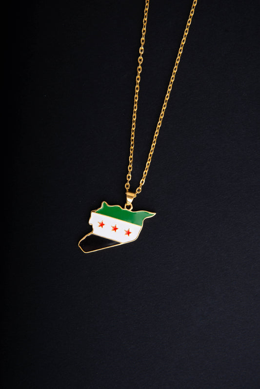 Syrian Flag Necklace