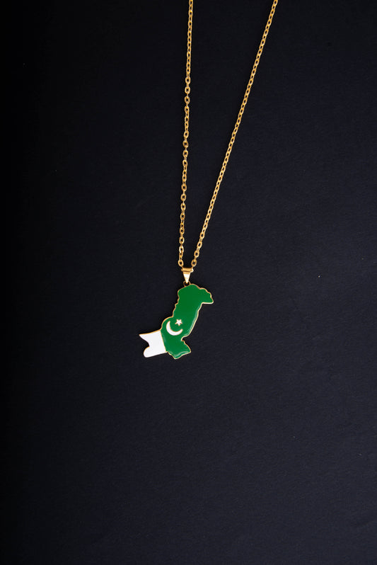Pakistan Flag Necklace