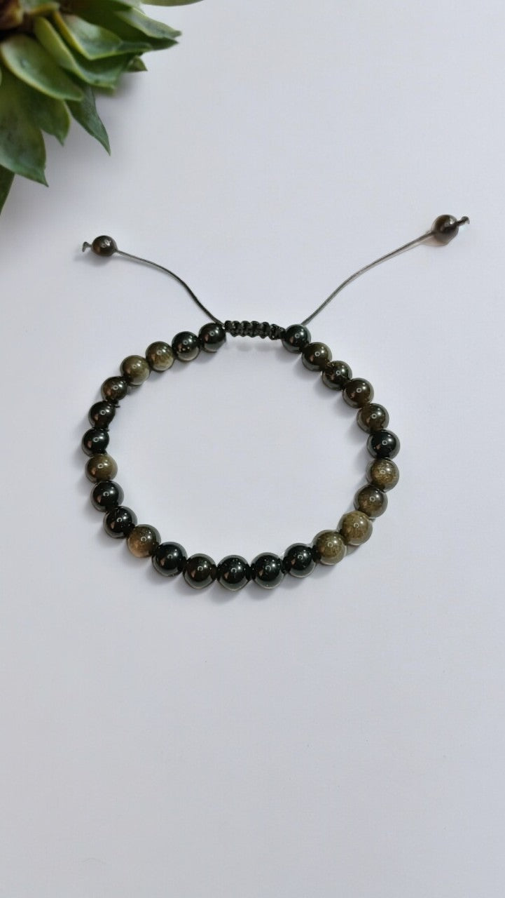 Gray Agate Bracelet