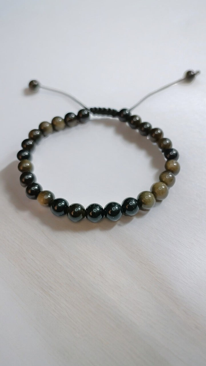 Gray Agate Bracelet